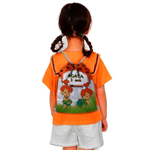 Mochilinha Bag Infantil Personalizado com Nome e Idade Pedrita (Mochilinha 20x30, Unidades, 1)