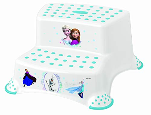Disney IJskoningin set van 2 toiletopzetstukken + kruk, tweetraps toilettrainer - Afbeelding 3