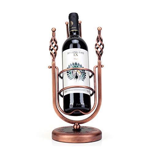 Support de vin en fer forgé artistique ornement haut de gamme style européen LWX