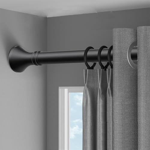WQPMNYG Adjustable Shower Curtain Rod (40-500CM) - No-Drill Teles Tension Pole, Stainless Steel, Perfect for Bathrooms, Bedrooms & Room Dividers