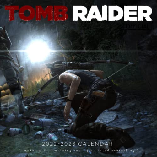 Tomb Raider: OFFICIAL 2022 Calendar - Video Game calendar 2022 - Tomb Raider -18 monthly 2022-2023 Calendar - Planner Gifts for boys girls kids and ... games Kalendar Calendario Calendrier).12