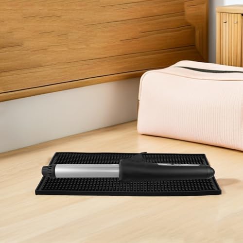 2pcs Silicone Mat para Herramientas de Cabello: Almohadilla Resistente al Calor para Rizador y Plancha - Soporte para Herramientas Calientes para Encimeras y Viajes, Uso en Salón, 12" x 6" miniatura 4