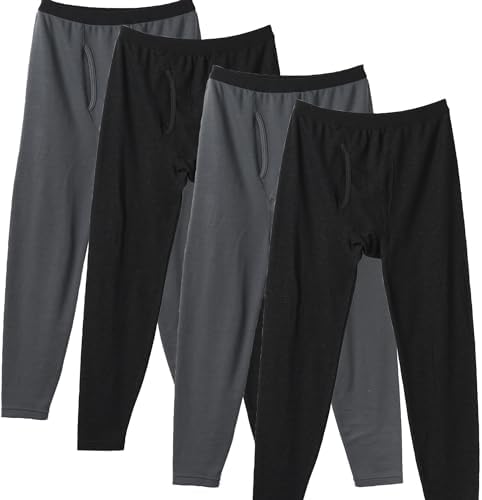 Amazon | [グンゼ] 長ズボン下 暖かソフト 前あき 2枚組 綿100% メンズ  