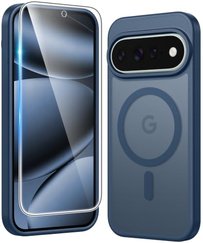 FNTCASE for Google Pixel 11 Pro XL Case with Screen Protector, Blue