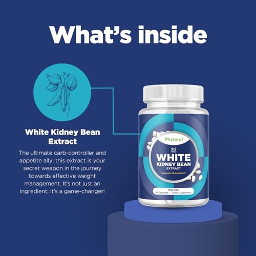 Phytoral LE Extra Strength White Kidney Bean Sugar & Carb Blocker Plus Appetite Suppressant Support thumb #4