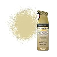 Rust-Oleum AE0160013E8 400ml Universal Metallic Spray Paint-Pure Gold, 400 ml (Pack of 1)