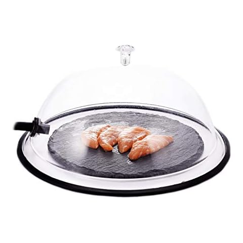 TMKEFFC Smoking Cloche Dome Cover 10 Inches Lid for Plates, Bowls and Glasses, Smoker Gun Smoking Infuser Smoke Infusion Specialized Accessory Cover