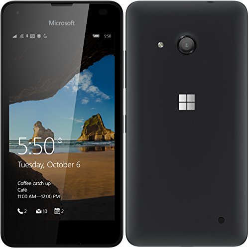Microsoft Lumia 550 RM-1127 8GB (GSM Only, No CDMA) Factory Unlocked 4G/LTE - International Version No Warranty (Black) - Thumbnail 4
