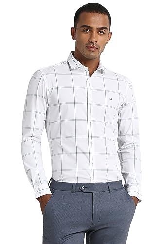 Image of Peter England Men's Cotton Slim Fit Shirt