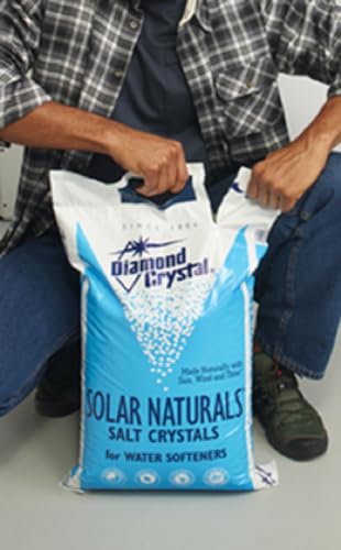 Crystal Solar Natural Water Softener Salt, 100 lb (2 Packs of 50 lb) Wholesalehome Cloth Included