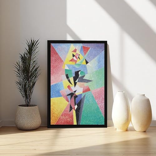 Danseuse Gino Severini Modernisme Toile Tendue Cadre 61x91
