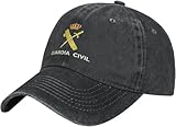 Gorra de béisbol clásica de la Guardia Civil Desgin 1844 Gorra de Camionero Lavada Ajustable Pareja Streetwear DIY Snapback Cap