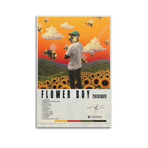 RILLCOOLBEE Tyler The Creator - Flower Boy Music Album Posters Wall Art Room Aesthetics 12x18inch(30x45cm) Unframe-style-4