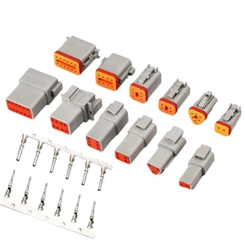 Conector DT eléctrico impermeable de 12 pines contra vibración 2