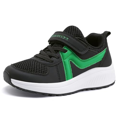 Kids Wide Sneakers for Boys Girls- Durable Walking Running Shoes