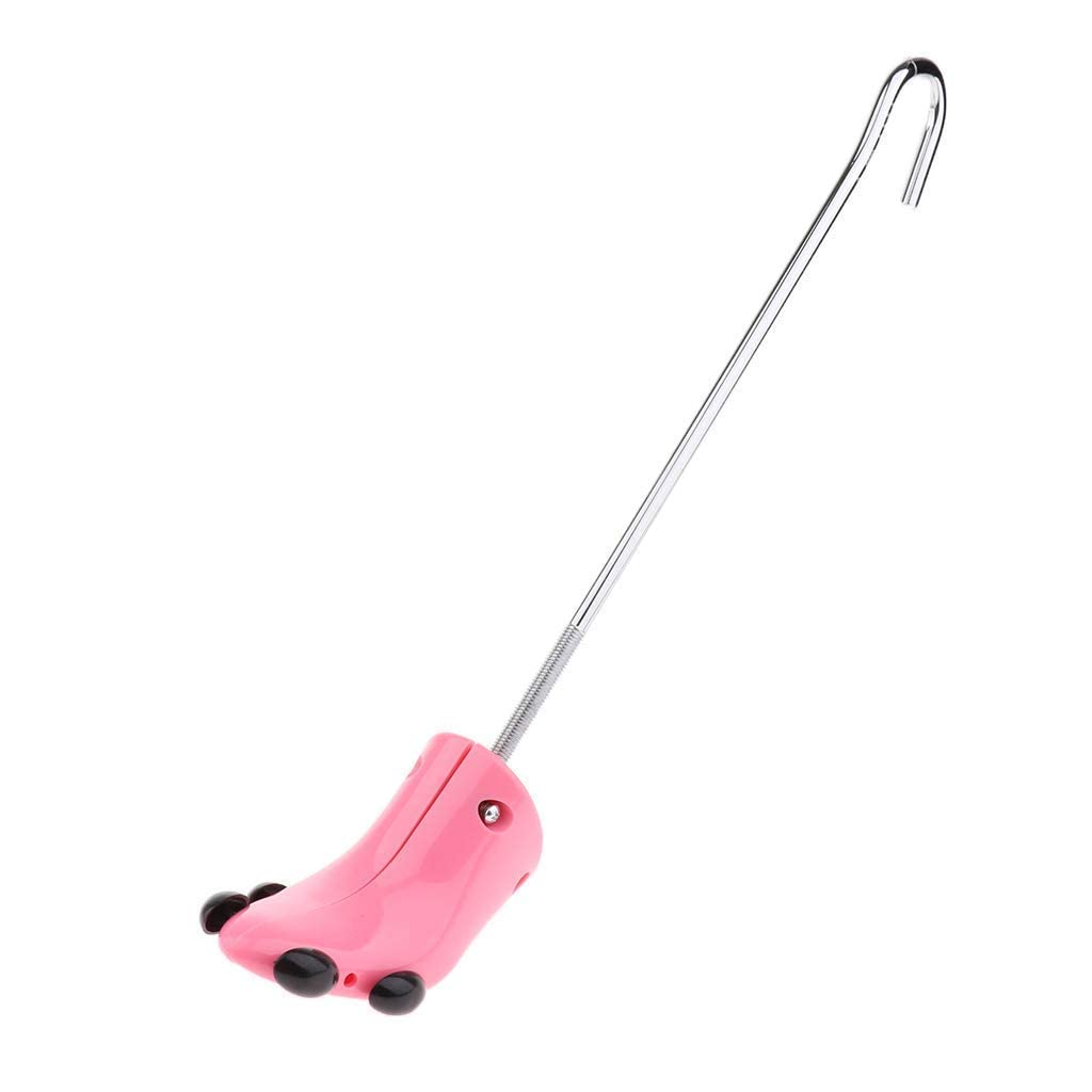 Molde de botas, camilla de zapatos de plástico, camilla de zapatos para mujer y hombre, expansor ajustable para pies anchos, rosa, como se describe (rosa talla única)