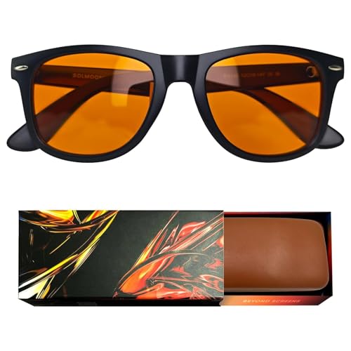 Solmoon Gafas Luz Azul Hombre y Mujer Gafas Filtro Luz Azul gafas Anti Luz Azul gaFas para Ordenador Blue Light Glasses gAfaS Bloqueo luz azul gafAs de lUz azuL