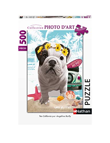 Nathan - Puzzle 500 pièces - Téo California - Téo Jasmin - Adultes et enfants dès 12 ans -...