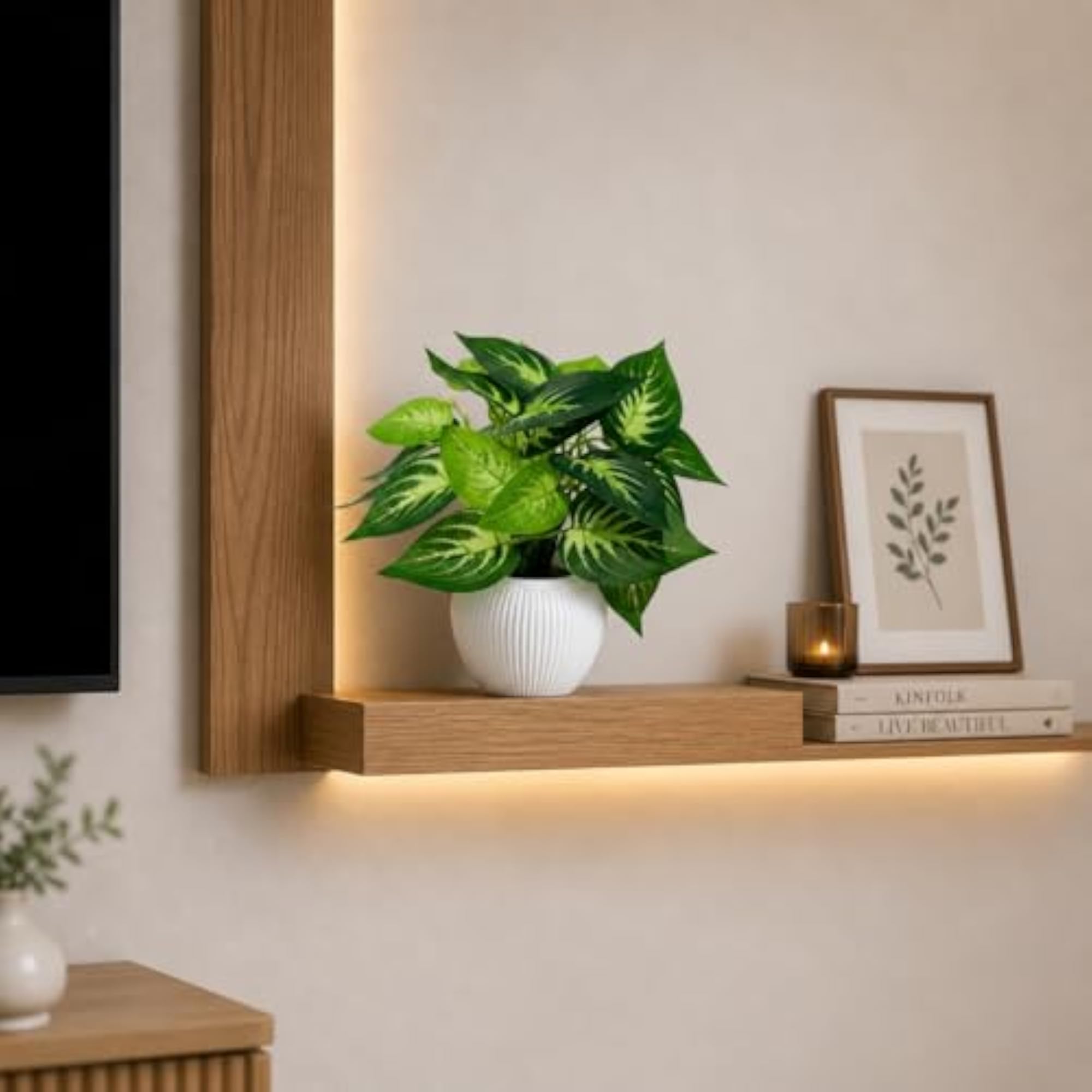 Artificial Plant with Pot for Realistic Home Decor