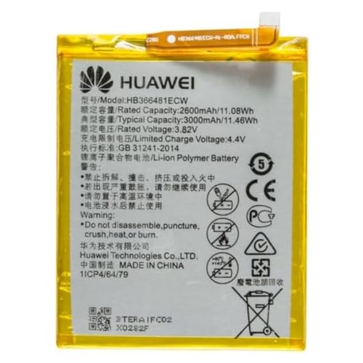 Akku für Original Huawei HB366481ECW Huawei P8 Lite, P9 Lite, P10 Lite, P20 Lite, P Smart, Honor 7 Lite / 8 Lite, Nova Lite, Honor 5C Handy Accu Neu!