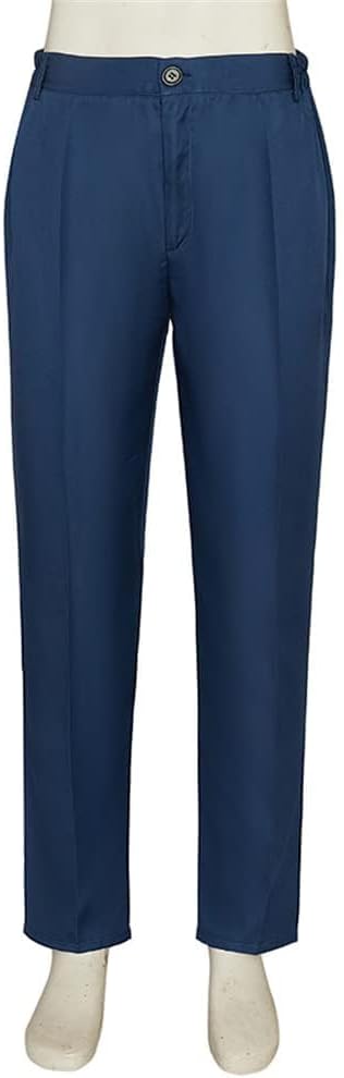 Saniplaycos Men's Dr.Drakken Cosplay Costume Blue Uniform Outfits for Halloween Carnival