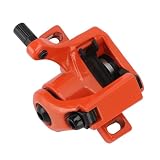Dispositif de Disque de Frein à Scooter électrique La Distance Frein Remplacement électrique Est Plus Court en Aluminium en Aluminium Brake Matériau Alliage à Double Voie (Orange)