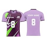 Camiseta Personalizada Camisetas De Futbol niño Fútbol Maillot para niños y Adultos, Camiseta de Entrenamiento Deportivo,Equipacion De Futbol Camisetas de casa/de Fuera 2024 2025