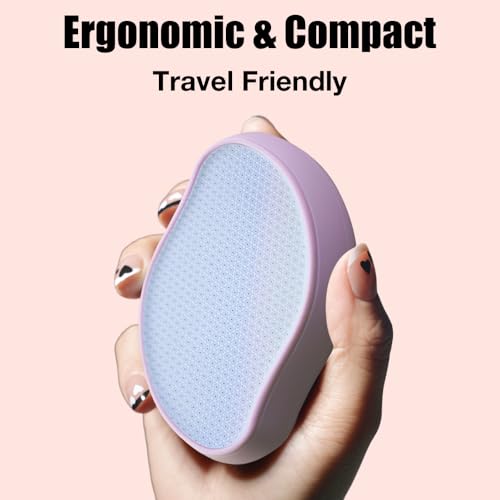 Image of Crystal Hair Eraser Glass Hair Removal Hair Remover(Pastel Purple) | Epilator Premium Painless Nano Exfoliation for Women,Natural Gentle and Efficient Shaver Trimmer on Leg Arm