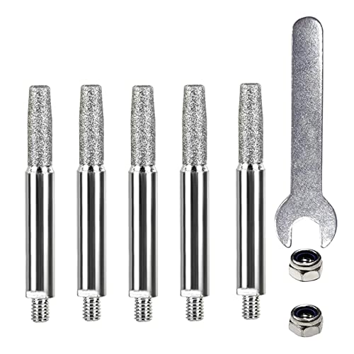 Varillas de afilar para motosierra, accesorios para carpintería, herramientas de molienda de resistencia, piedra de afilar