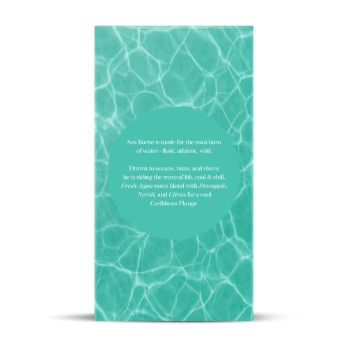 Image of BEARDO Sea Borne Eau De Parfum for Man, 50ml | Long Lasting Fragrance | Perfume For Man | Citrus, Fresh & Aquatic | Gift For Men | Husband | Boyfriend