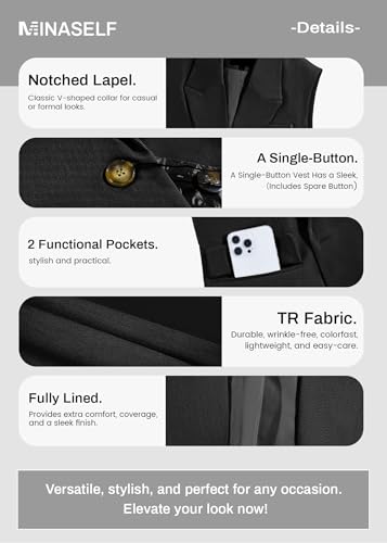 Chic Sleeveless Blazer Vest for Women - Versatile Business Attire - Image 6