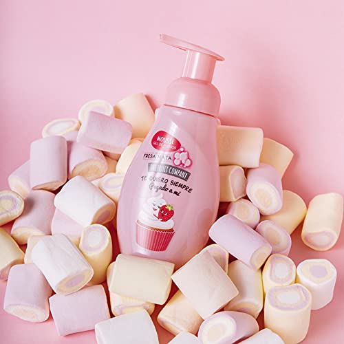 Miniatura 4 de The Fruit Company 26300013 - Jabón de Manos Espuma Mousse, Fresa Nata, 250 ml, 4 ud.