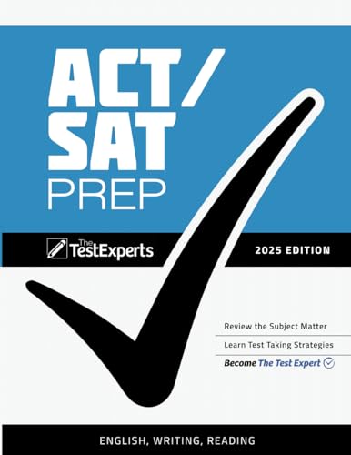 ACT/SAT Prep: English/Reading/Writing 2025 Edition