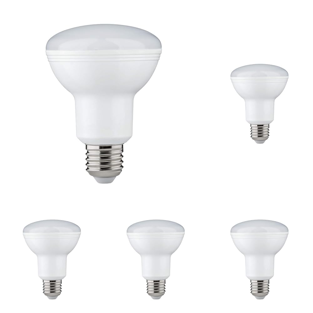 Paulmann 28444 LED Lampe Reflektor R80 10W Leuchtmittel Reflektorlampe E27-Sockel 2700K warmweiß 900lm (Packung mit 5)