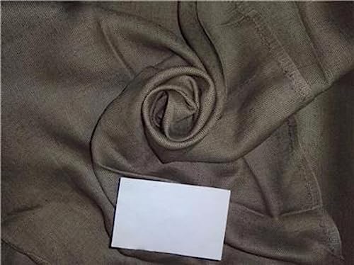 Schwerer Leinenstoff, Khaki-Farbe, 147,3 cm, Leinen