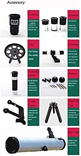 Telescopio Astronómico Refractor 76 mm con Trípode Ajustable miniatura 4