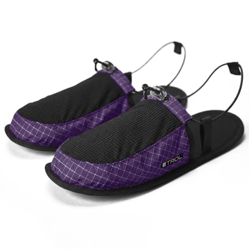 Ultralight Camp Shoes Foldable Outdoor Sandals Compact Slippers for Women
