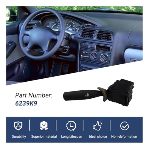 Commande au volant Peugeot 406 corrige panne lave-glace ref 6239K9 - 2