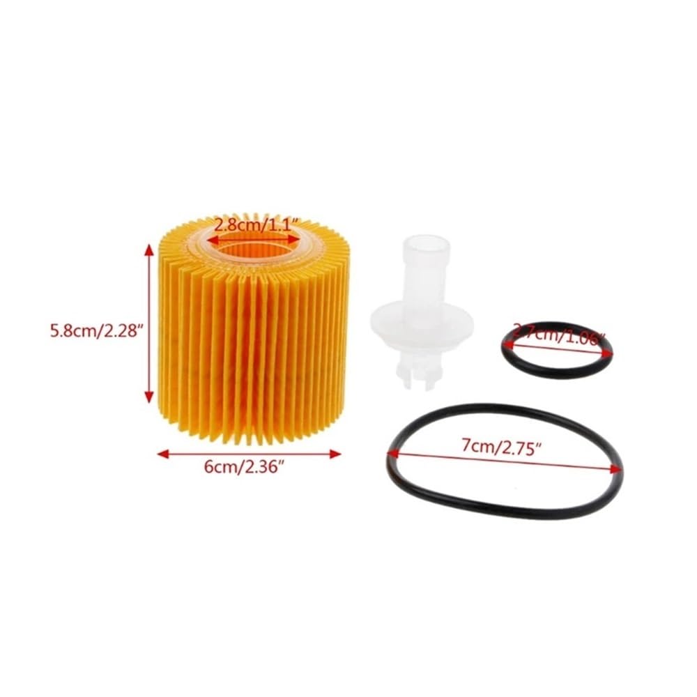 Per C-HR 2018 2019 2.0L Per Vibe 2009-2010 Per Corolla Per Prius 1.8L Per 04152YZZA6 10 Pezzi Filtri Olio Motore Per Auto Filtro Olio Motore