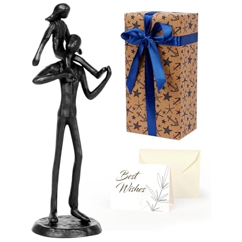Kresecioo Iron Father Daughter Figurine Gift Set Cover