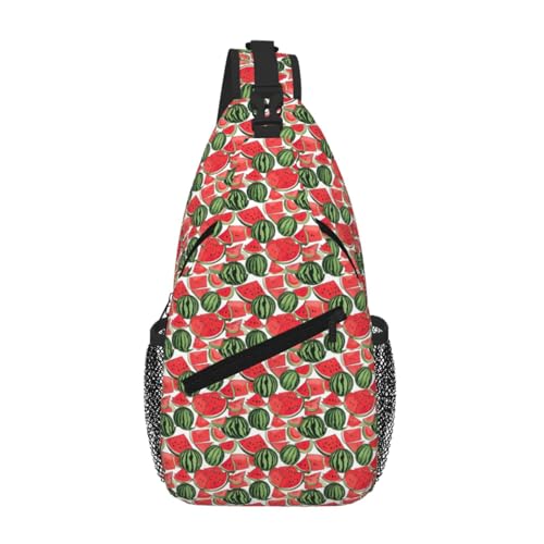 Bolsa de pecho cruzada ligera mochila diagonal estampada diario