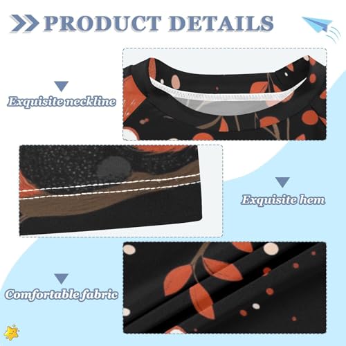 Boys Swing Shirts Raccoon Bear Panda Leaves Rashguard Short Sleeve Kids T-Shirts Sun UPF 50+3