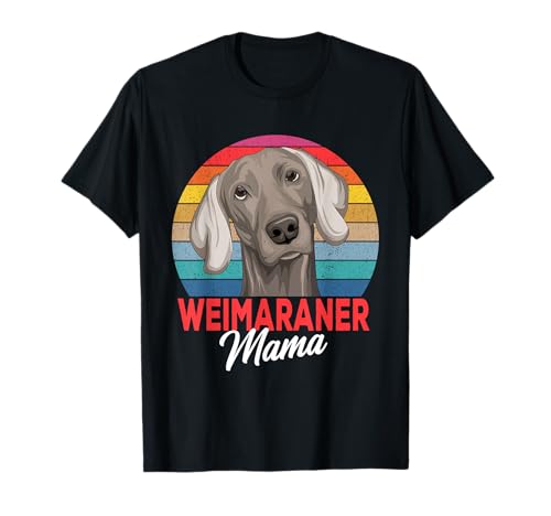 Imagen de Weimaraner Mama Dog Mom Funny Women Camiseta