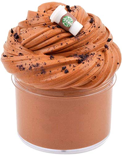 SIMUER Chocolat Butter Fluffy Clay, Argile Moelleuse, Moelleux Nuage Slime Fluffy Slime Parfumé Pâte à Modeler Jouets de Décompression Clay de Bricolage pour Enfants 200ML/7oz