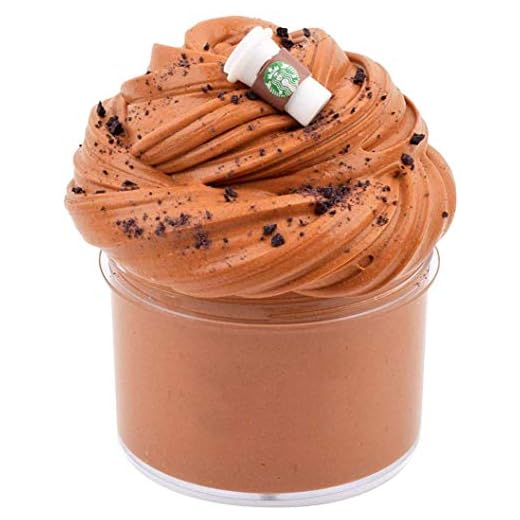 Fuffly Clay, chokladsmör fluffig slime kitt stresslindring gör-det-själv slam leksak 200 ml
