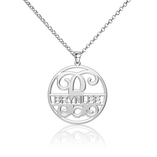 Brynlee Necklace Name Necklace Sterling Silver