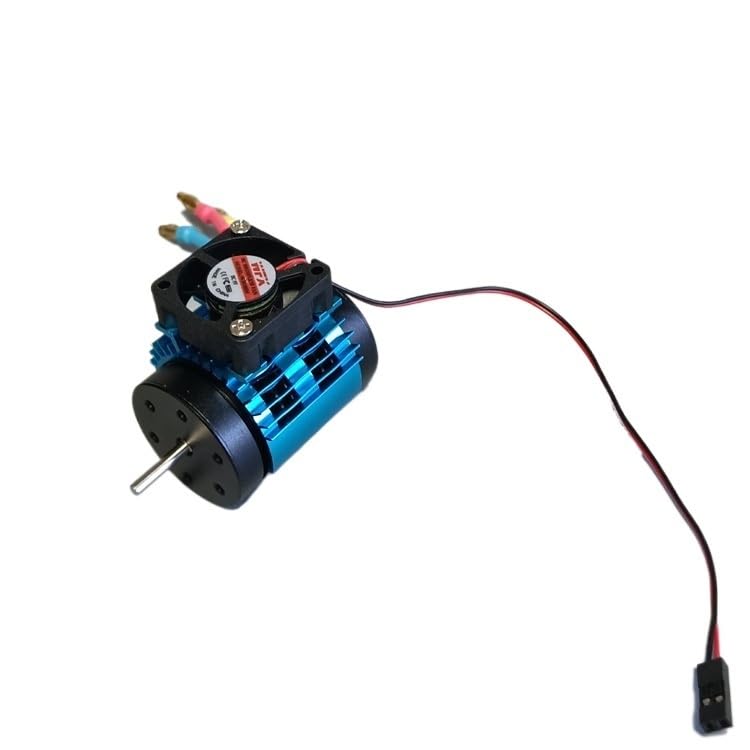 Motor Cooling Fin with Fan, Compatible with 540, 550, 555 Brushless and 3650, 3660 Motors