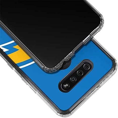 Skinit Clear Phone Case Compatible with LG K51/Q51 - Officially Licensed NFL Los Angeles Chargers Large Logo Design