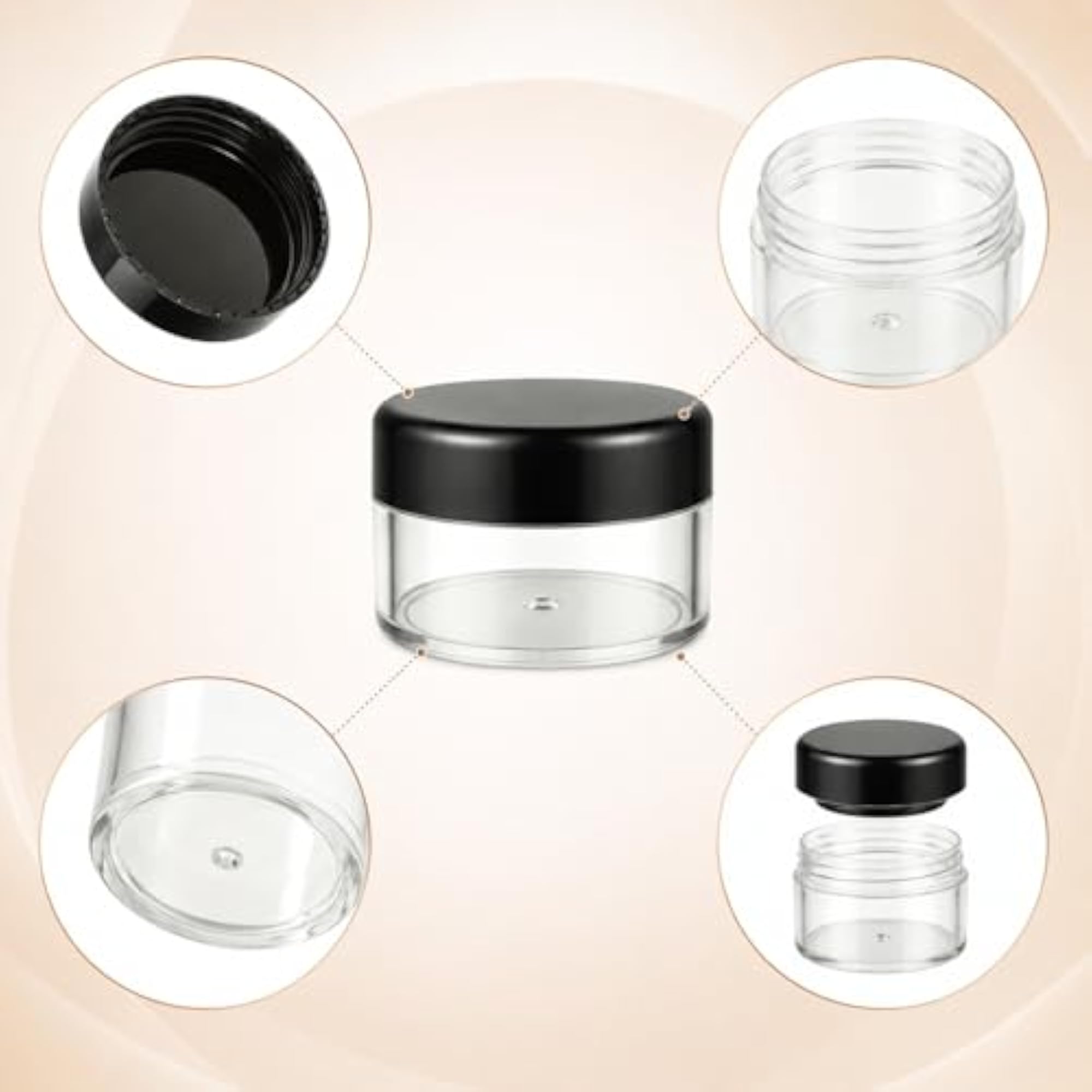 12 PCS Small Plastic Containers with Lids