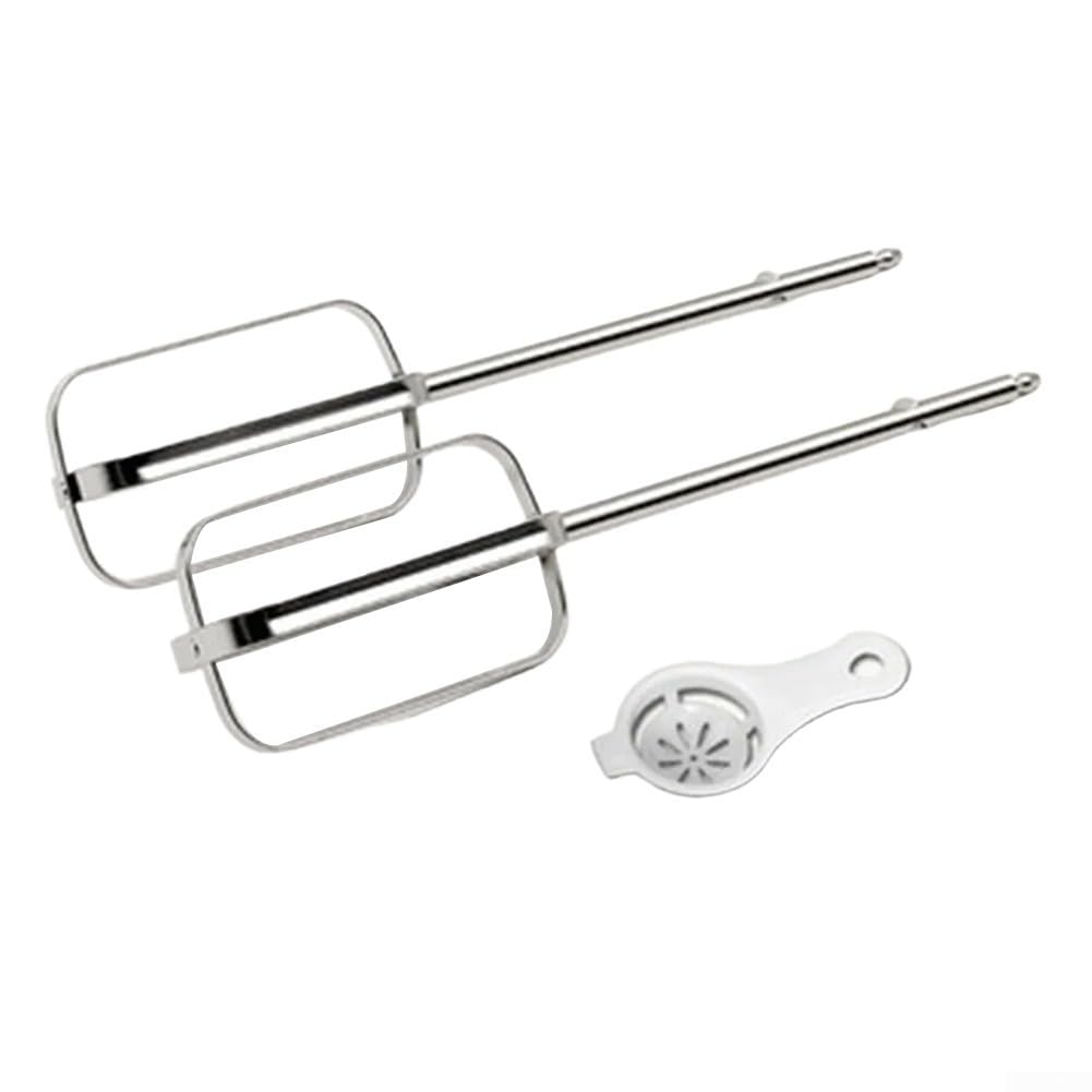 for Kenwood Hand Mixer Replacement Beater Parts Stainless Steel Set of 2 for Handheld Mixer Appliances Kitchen Accessories(C*2)